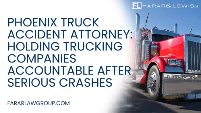 Truck accidents are among the most devastating collisions on Arizona roadways. When a fully loaded commercial truck collides with a passenger vehicle, the results are often catastrophic—severe injuries, permanent disabilities, or even fatalities. If you or a loved one has been injured in a crash involving a commercial truck, speaking with an experienced Phoenix truck accident attorney is critical to protecting your rights.