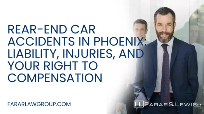 Rear-end car accidents are among the most common collisions on Phoenix roadways, yet they can still result in serious, long-lasting injuries. Even crashes that occur at relatively low speeds can cause painful neck, back, and head injuries that disrupt your life and ability to work. If you were injured in a rear-end crash caused by another driver’s negligence, speaking with an experienced Phoenix car accident lawyer can help protect your legal rights and financial future.