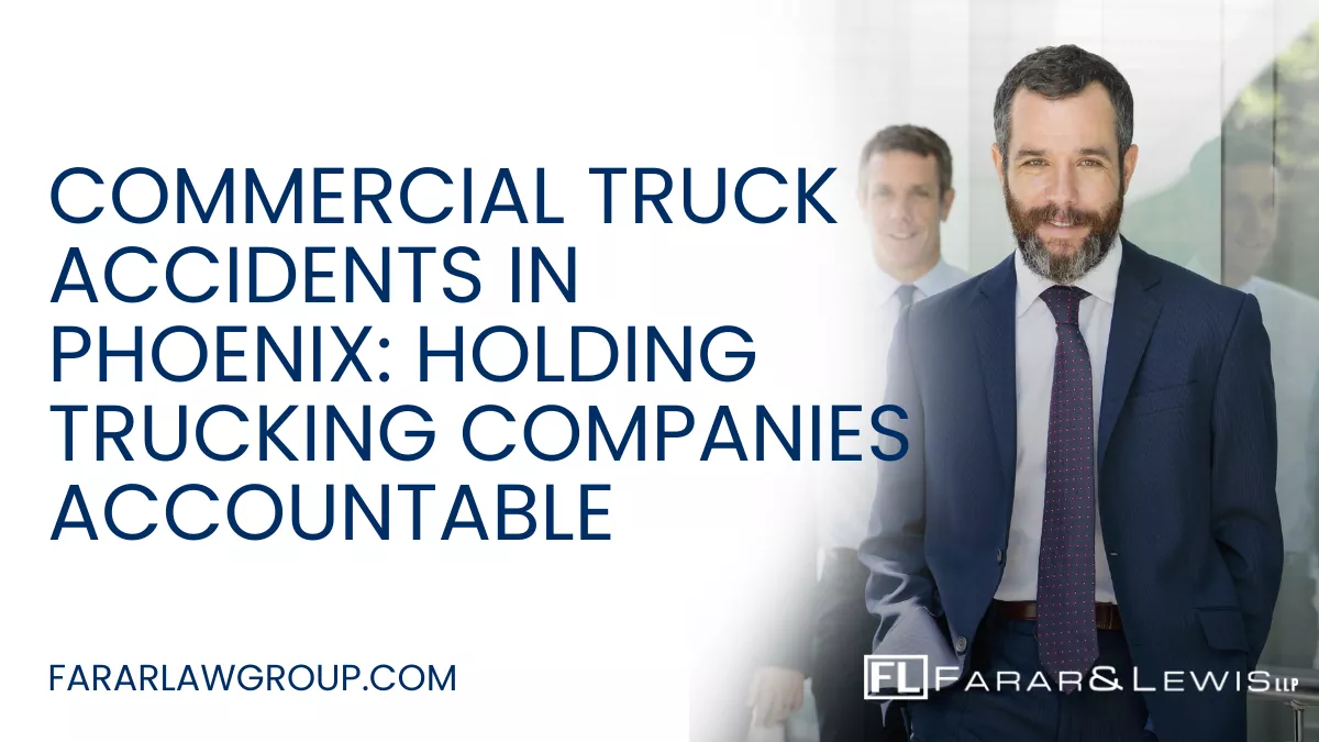 Commercial truck accidents are among the most devastating crashes on Phoenix roadways. When large trucks collide with passenger vehicles, the results are often catastrophic due to the sheer size and weight of commercial vehicles. Victims frequently suffer life-altering injuries, and trucking companies move quickly to protect themselves from liability. If you or a loved one has been injured in a commercial truck accident, working with an experienced Phoenix commercial truck accident lawyer is essential to protecting your rights and pursuing maximum compensation.