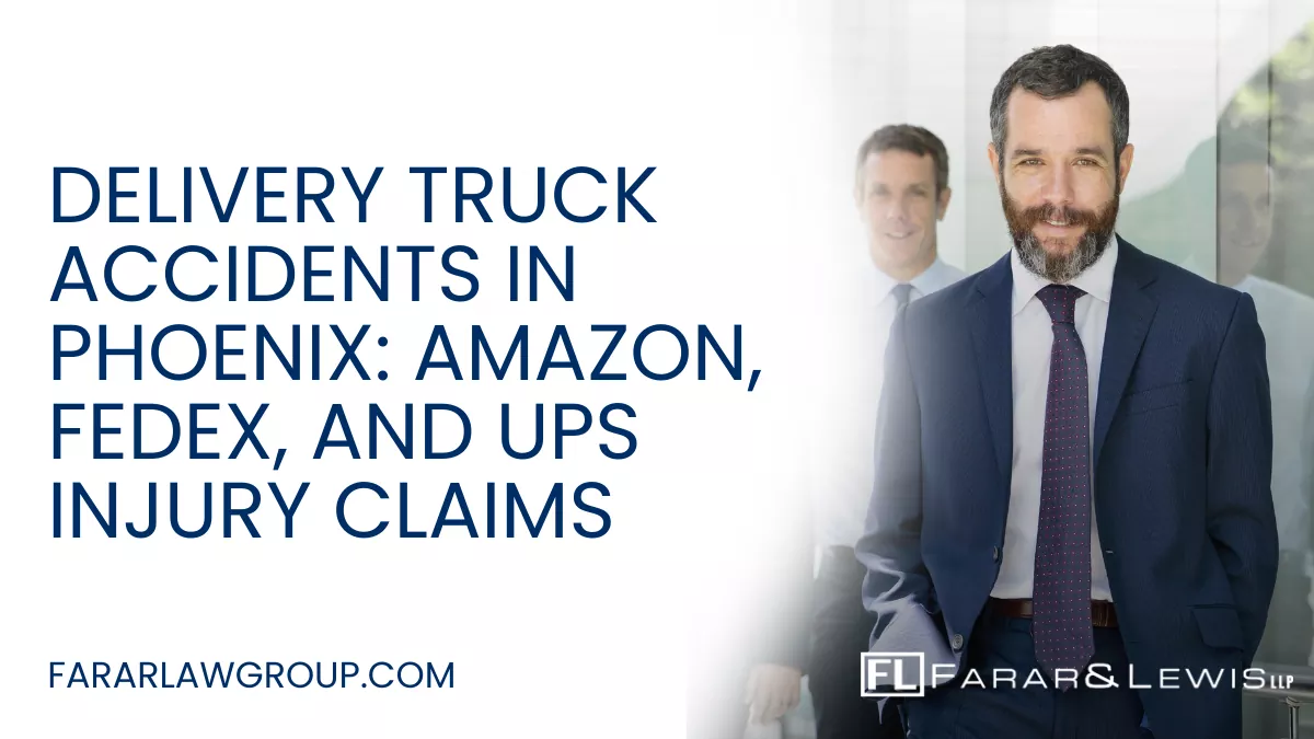 Delivery trucks are everywhere on Phoenix roads—from Amazon vans racing to meet deadlines to FedEx and UPS trucks navigating residential neighborhoods and busy highways. While these services offer convenience, they also increase the risk of serious accidents. Delivery truck crashes often cause devastating injuries and involve complex corporate liability issues. If you or a loved one has been injured in a delivery truck accident, working with an experienced Phoenix delivery truck accident lawyer is critical to protecting your rights and pursuing full compensation.