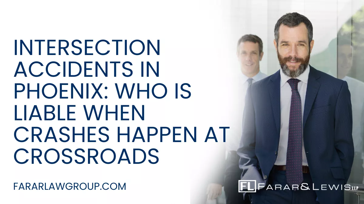 Intersections are some of the most dangerous places on Phoenix roadways. Multiple directions of traffic, turning vehicles, pedestrians, cyclists, and traffic signals all converge—leaving little margin for error. When drivers make mistakes at intersections, the resulting crashes are often severe and legally complex. If you or a loved one has been injured in an intersection accident, working with an experienced Phoenix intersection accident lawyer can help protect your rights and pursue the full compensation you deserve.