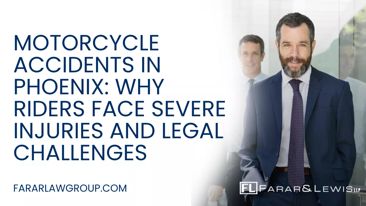 Motorcycle accidents are among the most serious and life-altering traffic collisions on Phoenix roads. Unlike passenger vehicles, motorcycles offer little protection in a crash, leaving riders vulnerable to catastrophic injuries. Unfortunately, motorcyclists are also frequently blamed for accidents they did not cause. If you or a loved one has been injured in a motorcycle accident, working with an experienced Phoenix motorcycle accident lawyer can help protect your rights and ensure negligent drivers are held accountable.