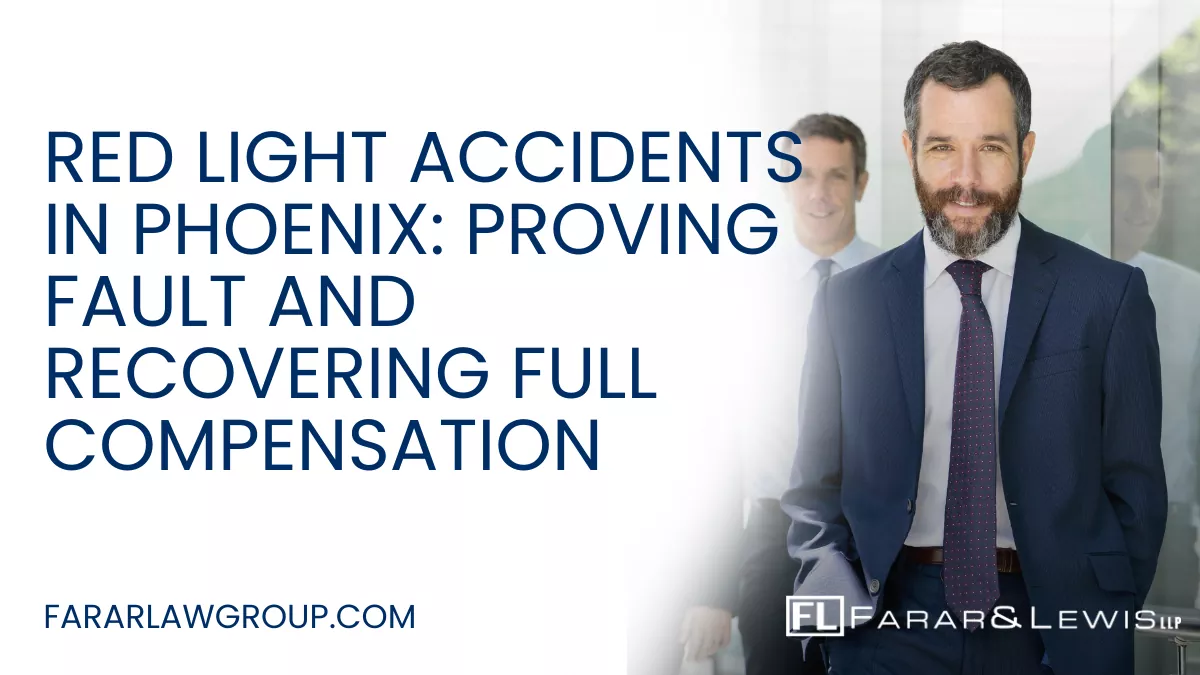 Red light accidents are among the most violent and preventable crashes on Phoenix roads. When a driver ignores a traffic signal and enters an intersection illegally, the resulting collision is often sudden, high-impact, and devastating. These crashes frequently cause severe injuries or fatalities—and yet insurance companies still try to dispute liability. If you or a loved one has been injured in a red light accident, working with an experienced Phoenix red light accident lawyer can help protect your rights and pursue the compensation you deserve.