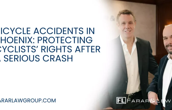 Bicycling is increasingly popular in Phoenix for commuting, recreation, and fitness—but sharing the road with motor vehicles can be dangerous. When drivers fail to watch for cyclists, the consequences are often devastating. Bicycle accidents frequently result in severe injuries, long recovery periods, and mounting medical bills, while insurance companies attempt to shift blame onto the cyclist. If you or a loved one has been injured in a bicycle accident, working with an experienced Phoenix bicycle accident lawyer can help protect your rights and pursue the full compensation you deserve.