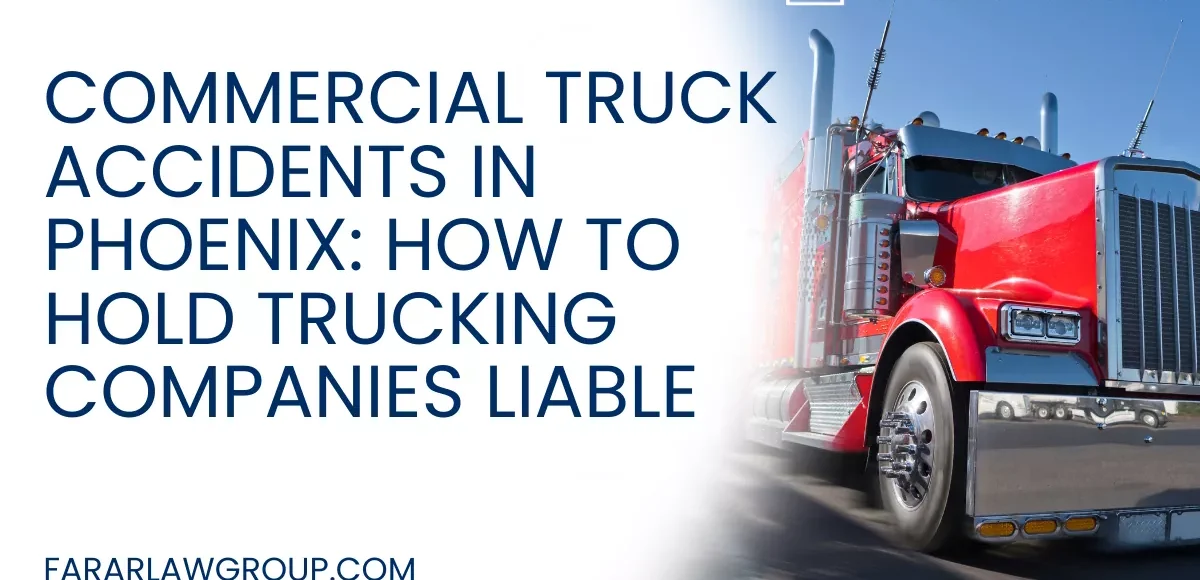 Commercial truck accidents are among the most devastating crashes on Phoenix highways. When an 80,000-pound semi-truck collides with a passenger vehicle, the results are often catastrophic. Victims frequently suffer life-altering injuries, overwhelming medical bills, and long-term financial uncertainty. Truck accident cases are also far more complex than standard car crashes, often involving trucking companies, corporate insurers, and federal safety regulations. If you or a loved one has been injured in a collision involving a semi-truck or commercial vehicle, working with an experienced Phoenix truck accident lawyer is critical to protecting your rights and maximizing your recovery.