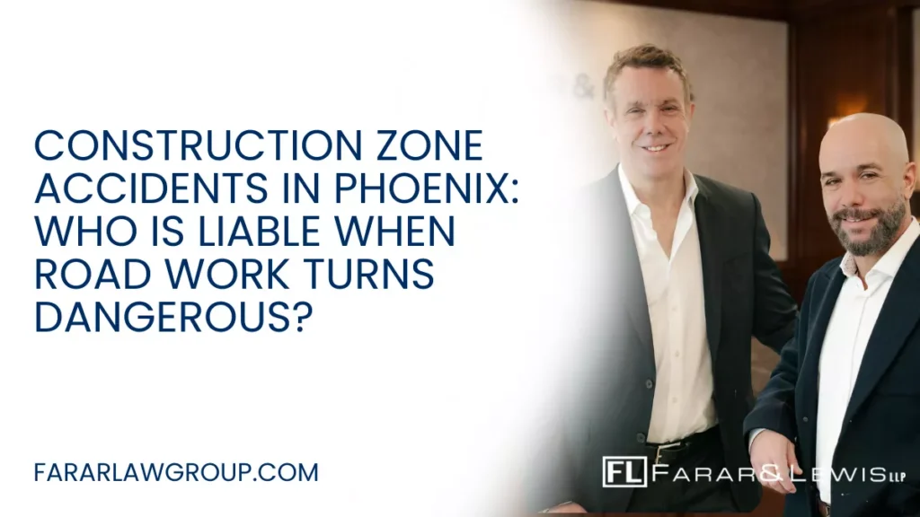 Construction zones are a constant presence on Phoenix roads. While road work is necessary to improve infrastructure, it also creates hazardous driving conditions. Narrow lanes, shifting traffic patterns, heavy equipment, and reduced speed limits significantly increase the risk of serious crashes. When accidents occur in construction zones, determining liability can be complex, involving drivers, contractors, and even government entities. If you or a loved one has been injured in a roadway work zone crash, working with an experienced Phoenix construction zone accident lawyer can help protect your rights and pursue full compensation.