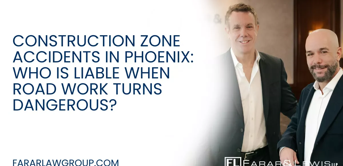Construction zones are a constant presence on Phoenix roads. While road work is necessary to improve infrastructure, it also creates hazardous driving conditions. Narrow lanes, shifting traffic patterns, heavy equipment, and reduced speed limits significantly increase the risk of serious crashes. When accidents occur in construction zones, determining liability can be complex, involving drivers, contractors, and even government entities. If you or a loved one has been injured in a roadway work zone crash, working with an experienced Phoenix construction zone accident lawyer can help protect your rights and pursue full compensation.