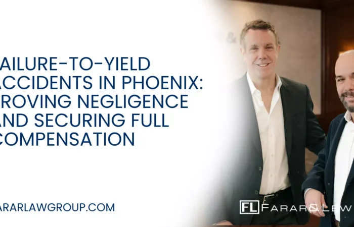 Failure-to-yield accidents are a leading cause of serious injuries at Phoenix intersections, crosswalks, and highway on-ramps. When a driver ignores right-of-way rules—whether turning left, merging, or entering a roadway—the result is often a sudden, high-impact collision. These cases frequently involve disputed fault, and insurance companies are quick to minimize responsibility. If you or a loved one has been injured in a failure-to-yield crash, working with an experienced Phoenix failure-to-yield accident lawyer can help protect your rights and pursue the full compensation you deserve.