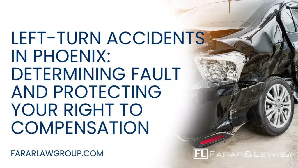 Left-turn accidents are among the most common and dangerous types of crashes in Phoenix. Whether at busy intersections, freeway exits, or residential streets, left-turn collisions often result in violent T-bone impacts that cause serious injuries. Determining fault in these cases can be complex, especially when both drivers claim they had the right of way. If you or a loved one has been injured in a crash involving a left-turning vehicle, working with an experienced Phoenix left-turn accident lawyer can help protect your rights and pursue full compensation.
