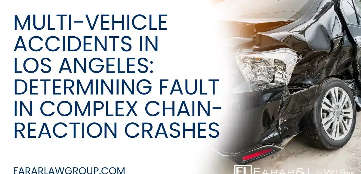 Multi-vehicle accidents—often called chain-reaction crashes—are among the most complicated and dangerous collisions on Los Angeles roads. When three, four, or even a dozen vehicles are involved in a single crash, determining fault becomes legally complex, and insurance companies waste no time shifting blame. Victims often face serious injuries, extensive vehicle damage, and confusion about which insurer is responsible. If you or a loved one has been injured in a multi-vehicle accident, working with an experienced Los Angeles multi-vehicle accident lawyer is critical to protecting your rights and pursuing full compensation.