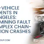 Multi-Vehicle Accidents in Los Angeles Determining Fault in Complex Chain-Reaction Crashes Multi-vehicle accidents—often called chain-reaction crashes—are among the most complicated and dangerous collisions on Los Angeles roads. When three, four, or even a dozen vehicles are involved in a single crash, determining fault becomes legally complex, and insurance companies waste no time shifting blame. Victims often face serious injuries, extensive vehicle damage, and confusion about which insurer is responsible. If you or a loved one has been injured in a multi-vehicle accident, working with an experienced Los Angeles multi-vehicle accident lawyer is critical to protecting your rights and pursuing full compensation.