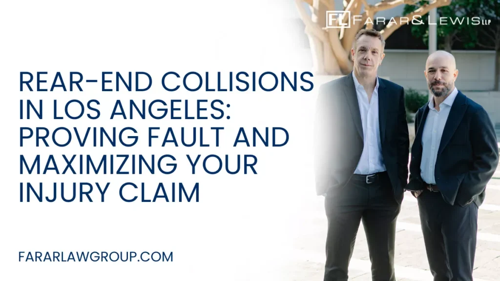 Rear-end collisions are one of the most common types of car accidents in Los Angeles. While some people assume these crashes are “minor,” the reality is that rear-end accidents can cause serious injuries—especially at freeway speeds or in multi-vehicle chain reactions. Insurance companies often attempt to minimize these cases, offering quick settlements that do not reflect the true cost of medical treatment and long-term recovery. If you or a loved one has been injured in a rear-end crash, working with an experienced Los Angeles rear-end collision lawyer can help protect your rights and pursue full compensation.