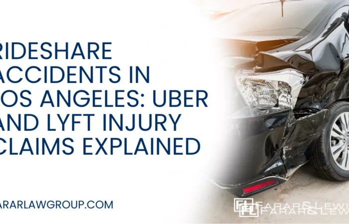 Rideshare Accidents in Los Angeles Uber and Lyft Injury Claims Explained(1) Rideshare services like Uber and Lyft are a daily part of life in Los Angeles. From airport trips to late-night rides home, thousands of rideshare vehicles operate across the city at any given time. While these services offer convenience, they also increase traffic congestion and accident risk. When a rideshare driver causes a crash—or when you are injured as a passenger—the insurance and liability issues become significantly more complicated than a typical car accident case. If you or a loved one has been injured in a rideshare collision, working with an experienced Los Angeles rideshare accident lawyer is essential to protecting your rights and securing full compensation.