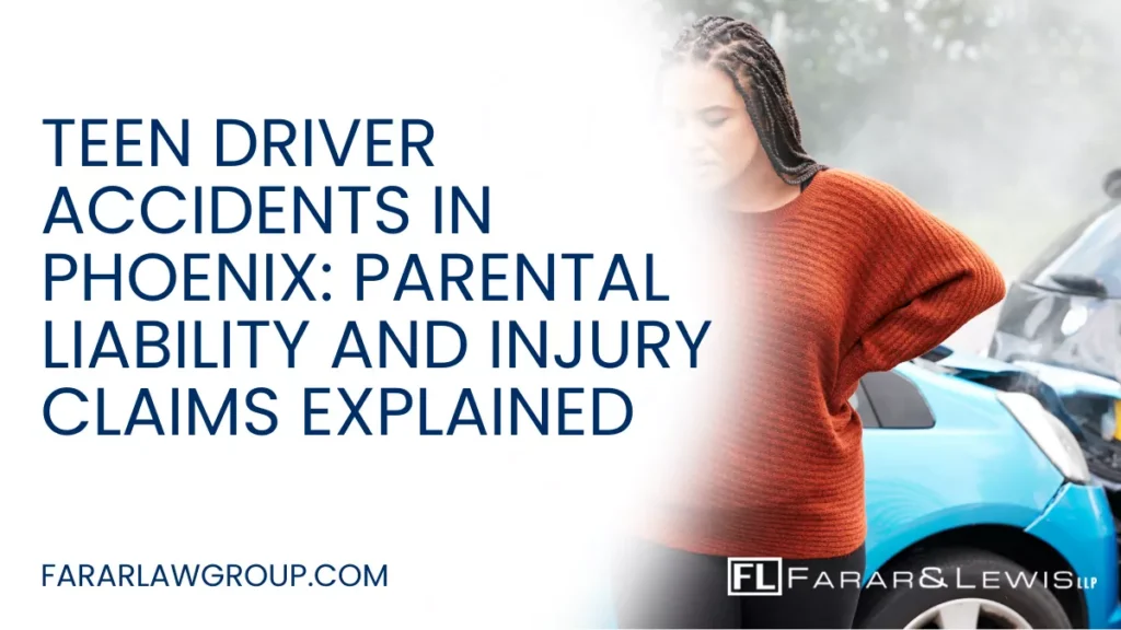 Teen drivers are among the most at-risk motorists on Phoenix roads. While many young drivers are responsible and cautious, inexperience, distraction, and peer pressure often contribute to serious accidents. When a teen driver causes a crash, victims are left dealing with painful injuries, expensive medical bills, and complex insurance questions—particularly when parental liability is involved. If you or a loved one has been injured in a collision involving a young driver, working with an experienced Phoenix teen driver accident lawyer can help protect your rights and pursue full compensation.