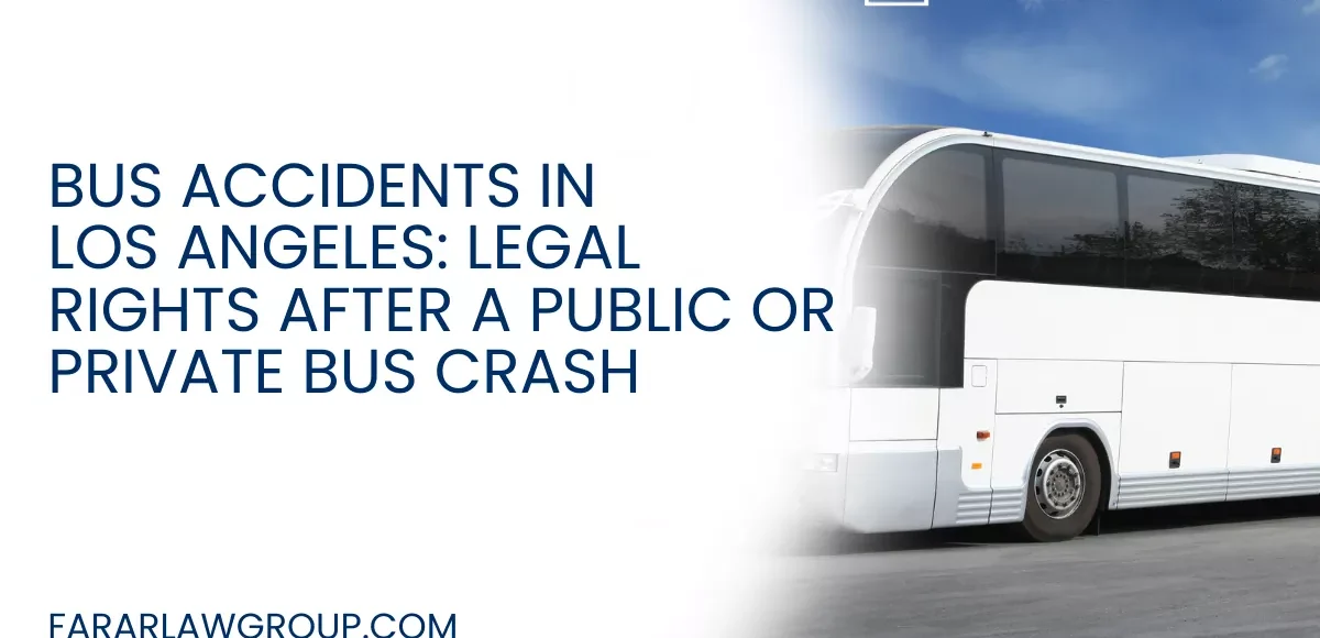 Bus accidents can cause devastating injuries due to the size of the vehicles involved and the number of passengers they carry. In Los Angeles, thousands of people rely on public buses, school buses, and private transportation services every day. When a bus crash occurs, passengers, pedestrians, and other drivers can suffer serious injuries and financial hardship.