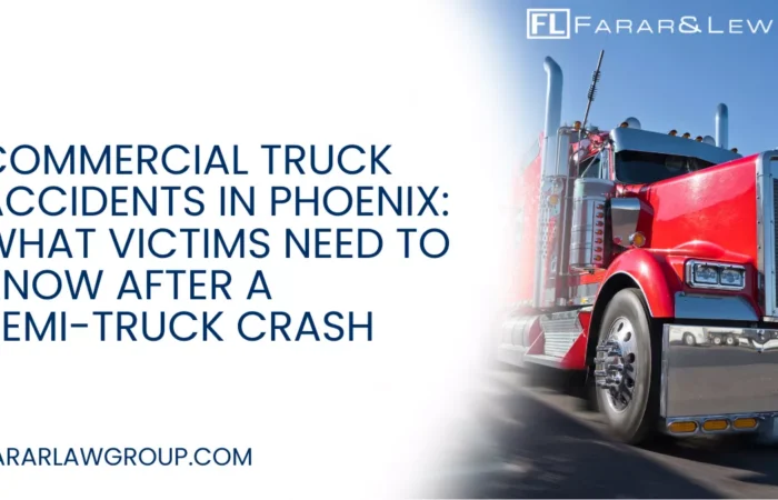 Commercial Truck Accidents in Phoenix What Victims Need to Know After a Semi-Truck Crash Commercial truck accidents are among the most devastating types of crashes on Phoenix roads. Large trucks and tractor-trailers travel daily along major Arizona highways such as I-10, I-17, Loop 101, and Loop 202. While these vehicles are essential for transporting goods across the state and country, their massive size and weight make accidents particularly dangerous for other motorists.