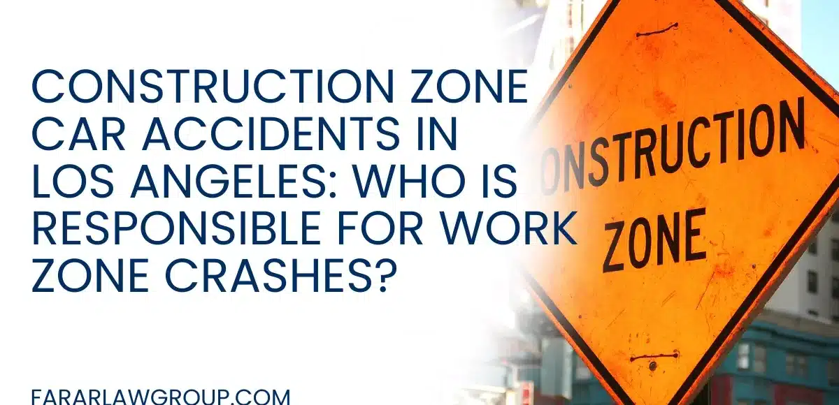 Construction zones are a common sight throughout Los Angeles. From freeway expansion projects to road repairs and utility work, construction areas often create sudden lane changes, reduced speed limits, and confusing traffic patterns. While these work zones are intended to improve infrastructure, they can also create dangerous conditions for drivers. When motorists fail to slow down or when construction companies fail to maintain safe conditions, serious accidents can occur. If you or a loved one has been injured in a work zone collision, working with an experienced Los Angeles construction zone accident lawyer is essential to protecting your rights and pursuing full compensation.