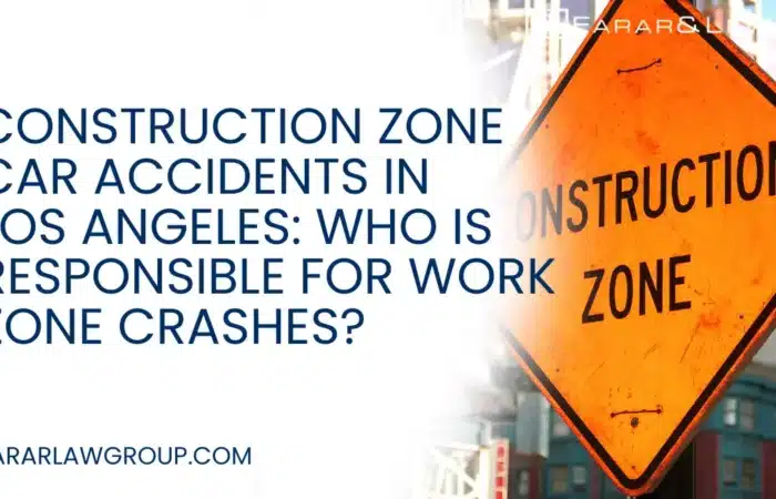 Construction Zone Car Accidents in Los Angeles Who Is Responsible for Work Zone Crashes Construction zones are a common sight throughout Los Angeles. From freeway expansion projects to road repairs and utility work, construction areas often create sudden lane changes, reduced speed limits, and confusing traffic patterns. While these work zones are intended to improve infrastructure, they can also create dangerous conditions for drivers. When motorists fail to slow down or when construction companies fail to maintain safe conditions, serious accidents can occur. If you or a loved one has been injured in a work zone collision, working with an experienced Los Angeles construction zone accident lawyer is essential to protecting your rights and pursuing full compensation.