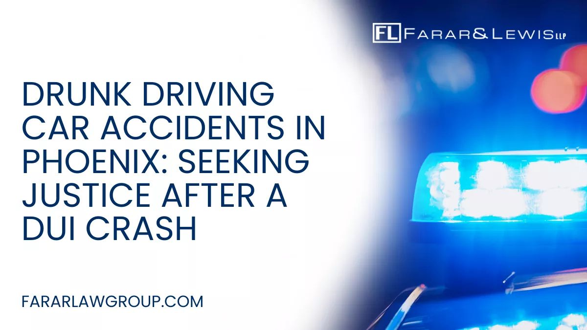 Drunk driving accidents remain one of the most devastating and preventable causes of serious injuries and fatalities on Phoenix roads. When a driver chooses to operate a vehicle while impaired by alcohol or drugs, they put everyone around them at risk. These crashes often occur at high speeds and involve reckless behavior such as running red lights, driving the wrong way, or failing to brake before impact.