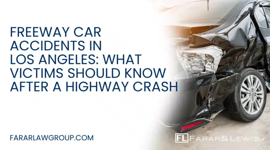 Los Angeles is known for its massive freeway system and constant traffic congestion. Major highways such as Interstate 405, Interstate 5, Interstate 10, and U.S. Route 101 carry millions of drivers every day. Unfortunately, the combination of high speeds, heavy traffic, and aggressive driving behaviors makes freeway accidents one of the most common and dangerous types of collisions in Southern California.
