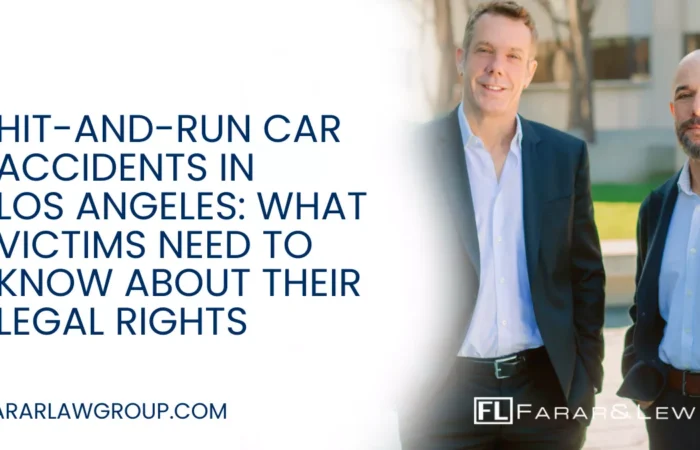 Hit-and-Run Car Accidents in Los Angeles What Victims Need to Know About Their Legal Rights Hit-and-run accidents are a serious problem in Los Angeles. When a driver causes a crash and flees the scene without stopping to provide assistance or exchange information, victims are often left injured, confused, and unsure of what to do next. Unfortunately, these incidents occur more frequently in large metropolitan areas where traffic is dense and drivers may attempt to escape responsibility.