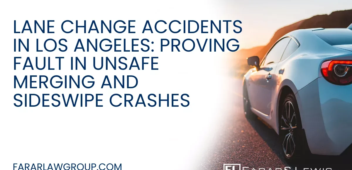 Lane change accidents are a daily occurrence on Los Angeles roads. With congested freeways, aggressive drivers, and constant merging traffic, unsafe lane changes often lead to serious sideswipe collisions and multi-vehicle crashes. Although these accidents may appear minor at first glance, they frequently cause significant injuries, vehicle damage, and complex insurance disputes. If you or a loved one has been injured in a merging or sideswipe collision, working with an experienced Los Angeles lane change accident lawyer can help protect your rights and pursue the compensation you deserve.