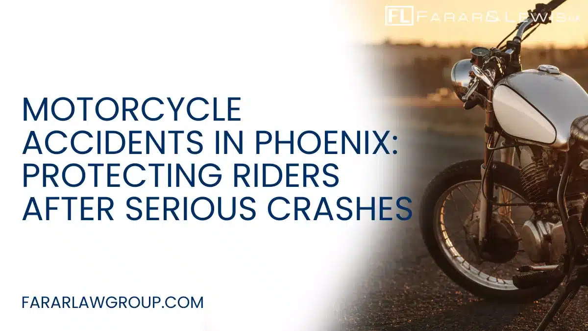Motorcyclists face unique dangers on Phoenix roadways. Without the protection of a vehicle frame, airbags, or seatbelts, riders are especially vulnerable when collisions occur. Even a seemingly minor crash can result in catastrophic injuries. Unfortunately, insurance companies often stereotype riders and attempt to shift blame, making it even harder for injured motorcyclists to recover full compensation. If you or a loved one has been injured in a motorcycle crash, working with an experienced Phoenix motorcycle accident lawyer is critical to protecting your rights and securing the compensation you deserve.