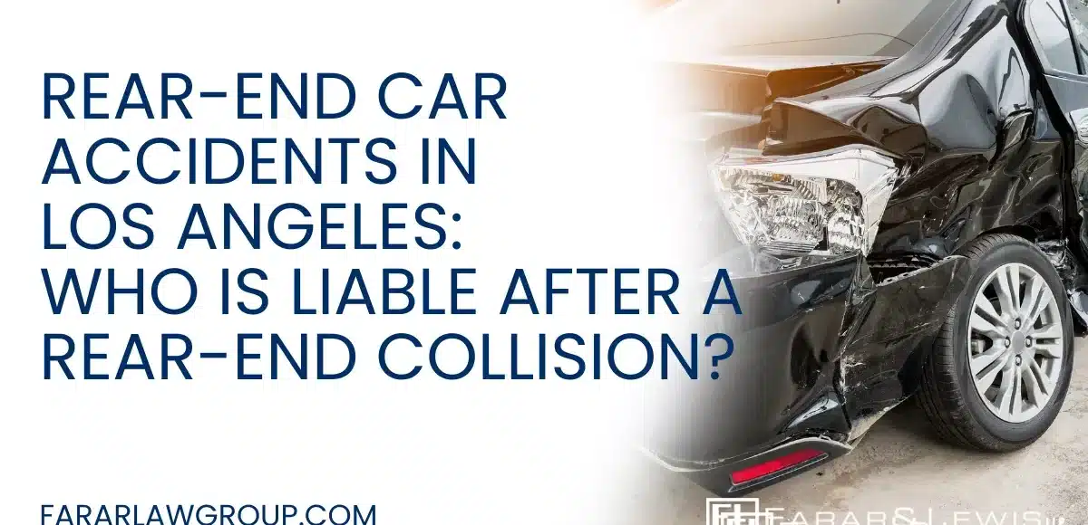 Rear-end collisions are one of the most common types of car accidents in Los Angeles. With heavy traffic on freeways like I-405, I-5, I-10, and US-101, drivers frequently experience sudden stops, congestion, and stop-and-go traffic. When drivers follow too closely or become distracted, rear-end crashes can occur in an instant. Although some rear-end accidents appear minor, many lead to serious injuries, costly medical treatment, and long-term complications.