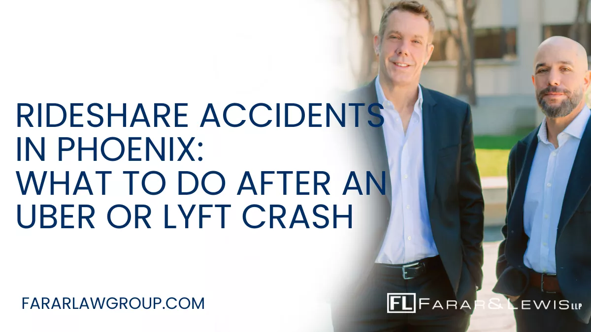 Rideshare services like Uber and Lyft have become an essential part of transportation in Phoenix. Thousands of residents and visitors rely on these services every day to commute, travel to the airport, or navigate the city without driving themselves. However, as rideshare usage has increased, so have accidents involving Uber and Lyft drivers. These crashes can be complicated because multiple insurance policies may apply, and determining liability often requires careful investigation. If you or a loved one has been injured in a rideshare accident, working with an experienced Phoenix Uber accident lawyer can help you understand your rights and pursue the compensation you deserve.