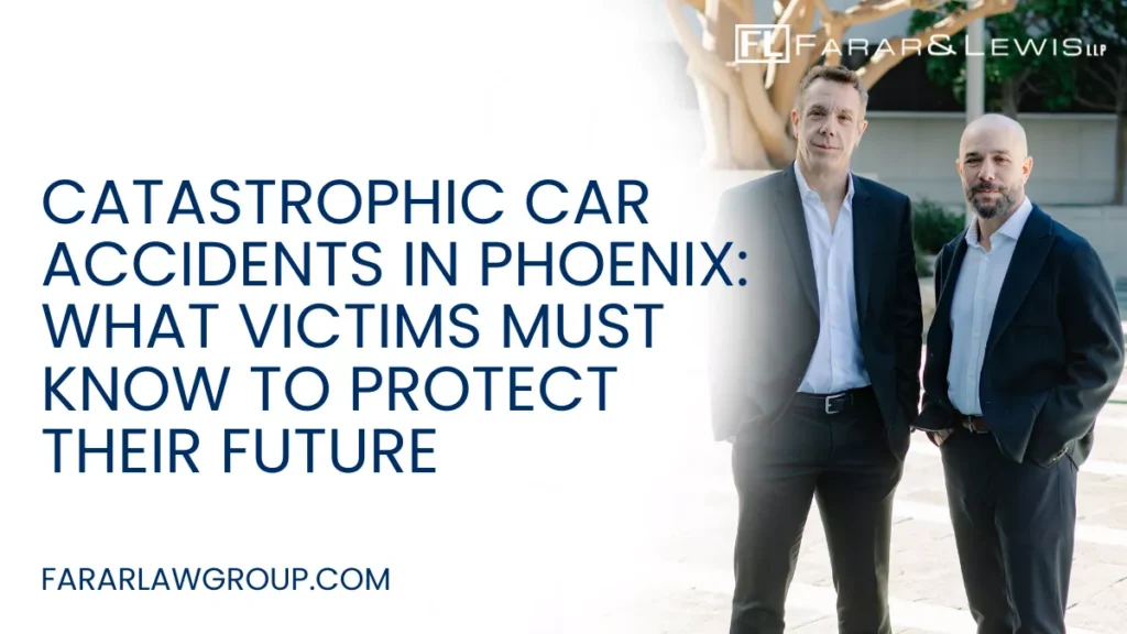 Catastrophic car accidents are among the most devastating events a person can experience. In Phoenix, where high-speed highways like I-10 and Loop 101 see constant traffic, severe collisions are unfortunately common. These accidents often result in life-altering injuries such as traumatic brain injuries (TBI), spinal cord damage, amputations, and permanent disabilities.