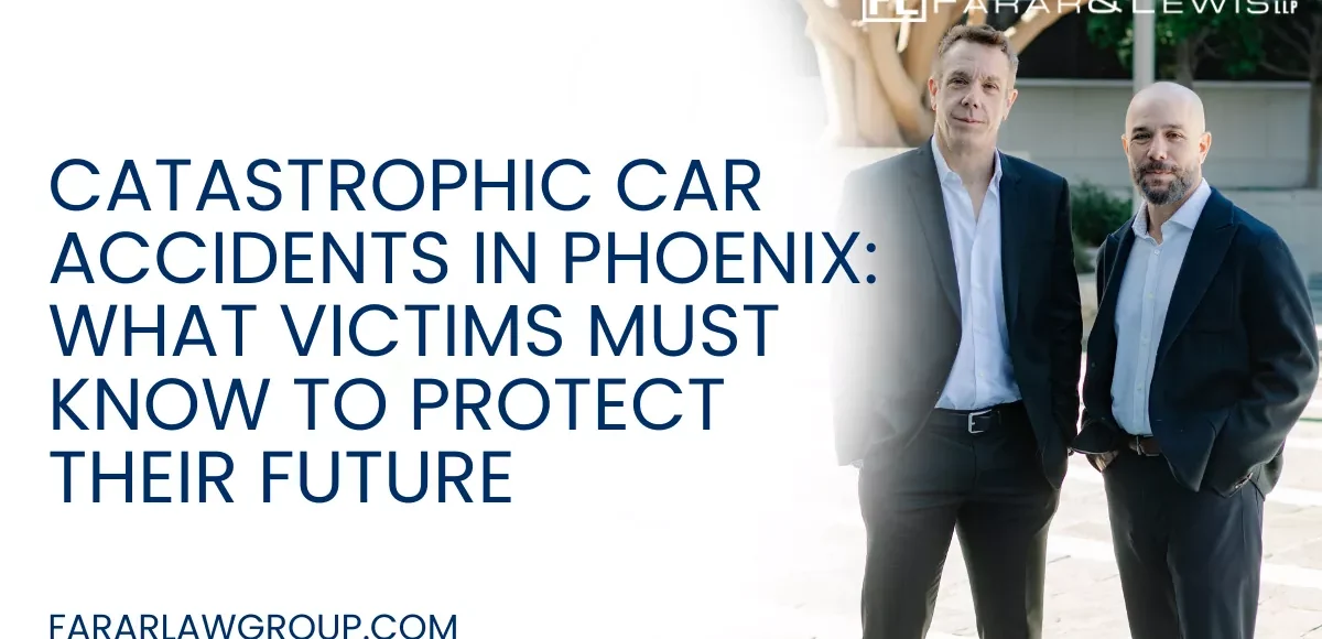 Catastrophic car accidents are among the most devastating events a person can experience. In Phoenix, where high-speed highways like I-10 and Loop 101 see constant traffic, severe collisions are unfortunately common. These accidents often result in life-altering injuries such as traumatic brain injuries (TBI), spinal cord damage, amputations, and permanent disabilities.