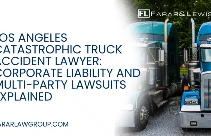 Catastrophic truck accidents in Los Angeles are not just severe—they are legally intricate. Unlike standard car accident claims, these cases often involve multiple defendants, federal regulations, and high-value insurance policies, making them significantly more complex.