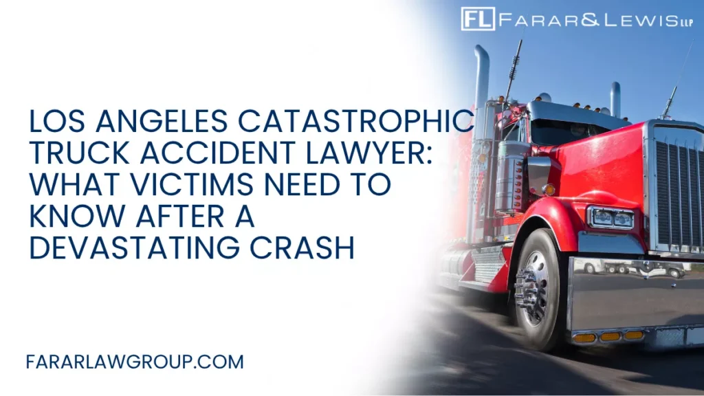 Los Angeles is one of the busiest transportation hubs in the United States. With major highways like I-5, I-10, and US-101 packed with commercial trucks, the risk of catastrophic truck accidents is significantly higher than in most cities. When an 80,000-pound semi-truck collides with a passenger vehicle, the consequences are often devastating.