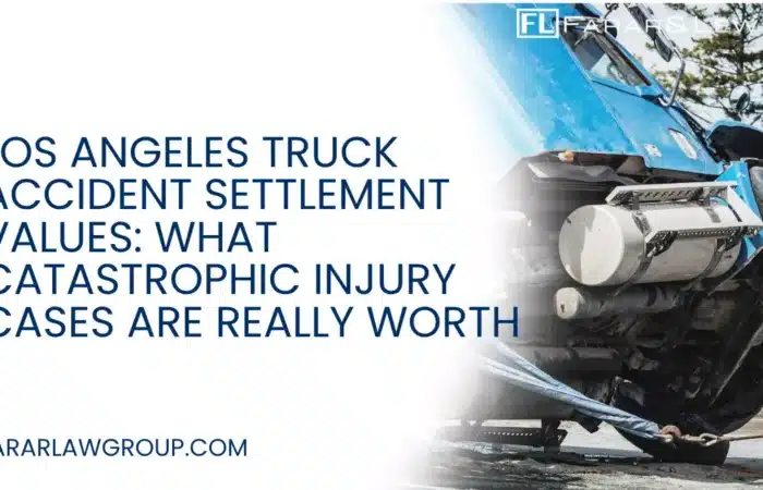 Catastrophic truck accident cases in Los Angeles often result in some of the highest personal injury settlements in California. Due to the severity of injuries and the involvement of commercial insurance policies, these cases frequently reach six-figure and seven-figure outcomes—and in some instances, even more.