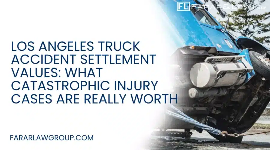 Catastrophic truck accident cases in Los Angeles often result in some of the highest personal injury settlements in California. Due to the severity of injuries and the involvement of commercial insurance policies, these cases frequently reach six-figure and seven-figure outcomes—and in some instances, even more.