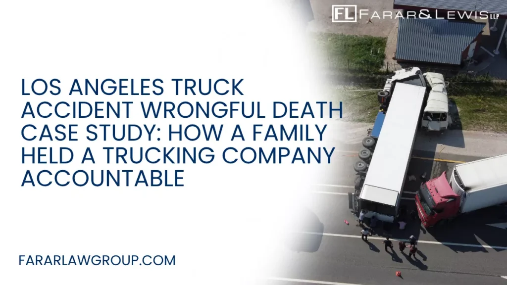 Wrongful death cases involving truck accidents are among the most complex and high-stakes legal matters in California. For families, understanding how these cases unfold can provide clarity during an incredibly difficult time.