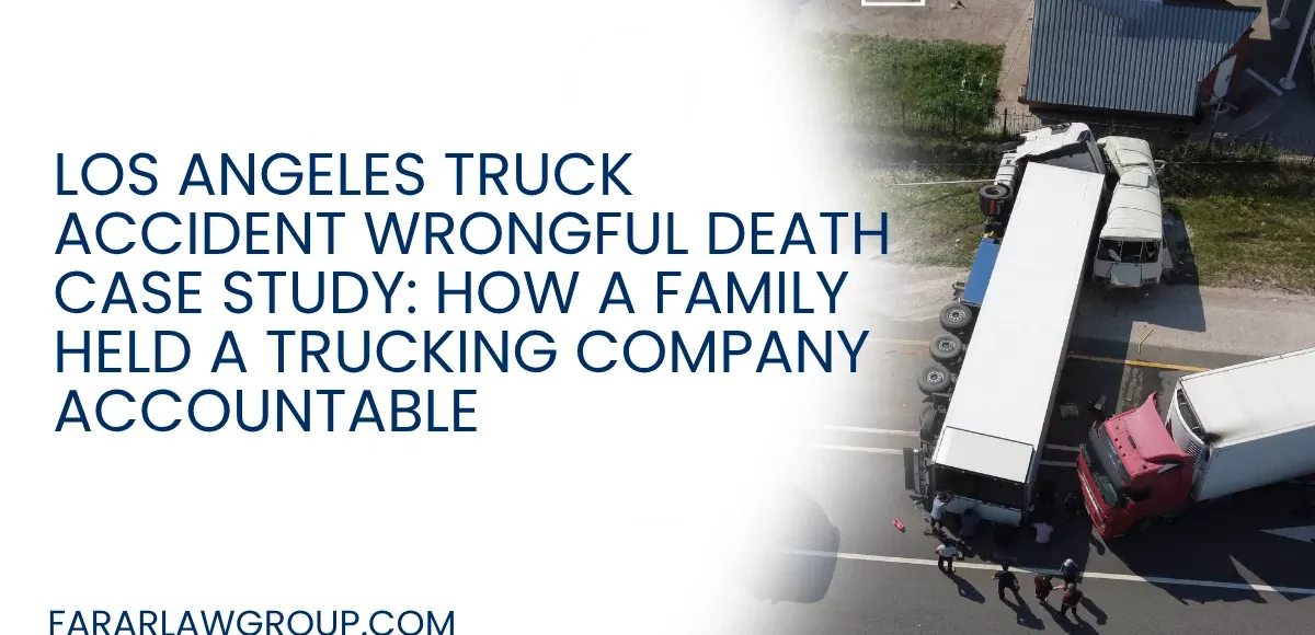 Wrongful death cases involving truck accidents are among the most complex and high-stakes legal matters in California. For families, understanding how these cases unfold can provide clarity during an incredibly difficult time.