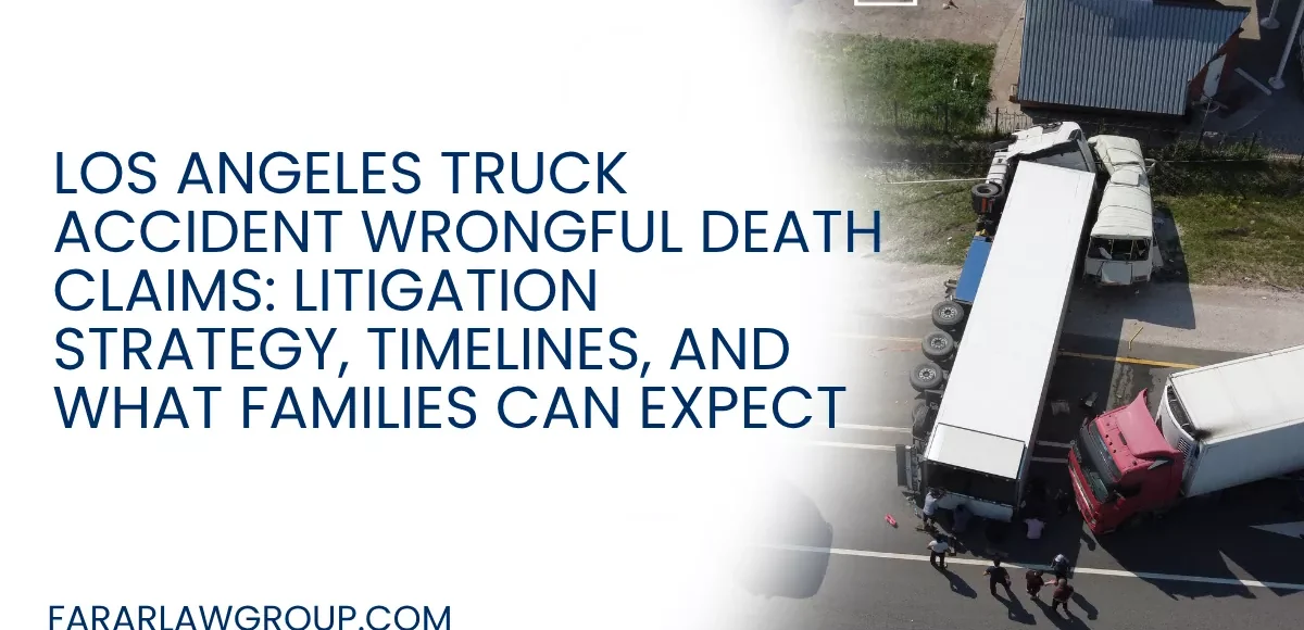 Losing a loved one in a truck accident is one of the most devastating experiences a family can face. In Los Angeles, where commercial trucks dominate major freeways like I-5 and I-10, fatal crashes are an unfortunate reality.