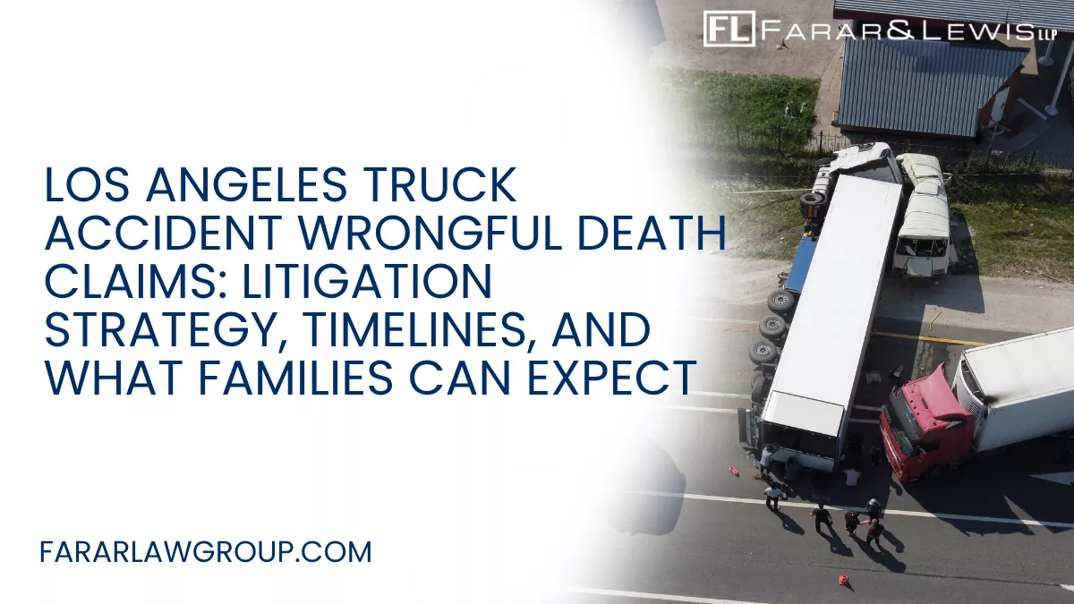 Losing a loved one in a truck accident is one of the most devastating experiences a family can face. In Los Angeles, where commercial trucks dominate major freeways like I-5 and I-10, fatal crashes are an unfortunate reality.