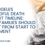 Los Angeles Wrongful Death Lawsuit Timeline What Families Should Expect from Start to Settlement After the loss of a loved one in a fatal car or truck accident, families often ask: How long will a wrongful death case take in California?