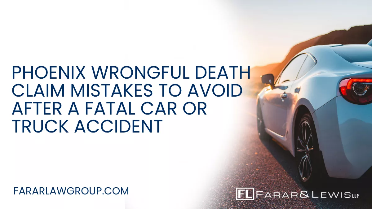 After losing a loved one in a fatal car or truck accident, families are often overwhelmed with grief, confusion, and urgent financial concerns. During this vulnerable time, even small missteps can significantly impact the outcome of a wrongful death claim.