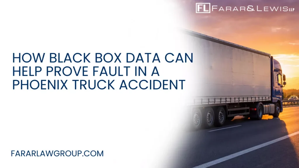 Truck accidents in Phoenix often result in devastating injuries, complicated insurance claims, and difficult legal battles. Unlike ordinary car accidents, commercial truck crashes frequently involve advanced electronic systems that record critical driving information before, during, and after a collision.