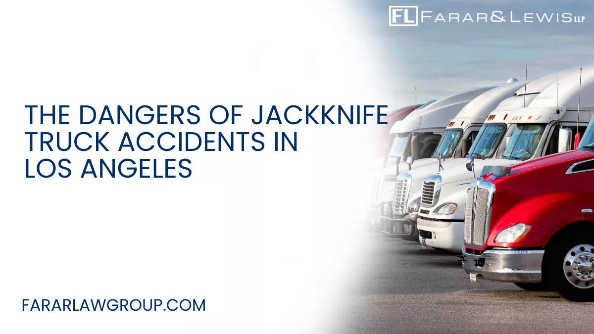 Jackknife truck accidents are among the most dangerous and destructive collisions on Los Angeles roadways. With heavily traveled highways like I-5, I-10, I-405, and US-101 carrying thousands of commercial trucks every day, these accidents can lead to catastrophic injuries, multi-vehicle pileups, and devastating property damage.