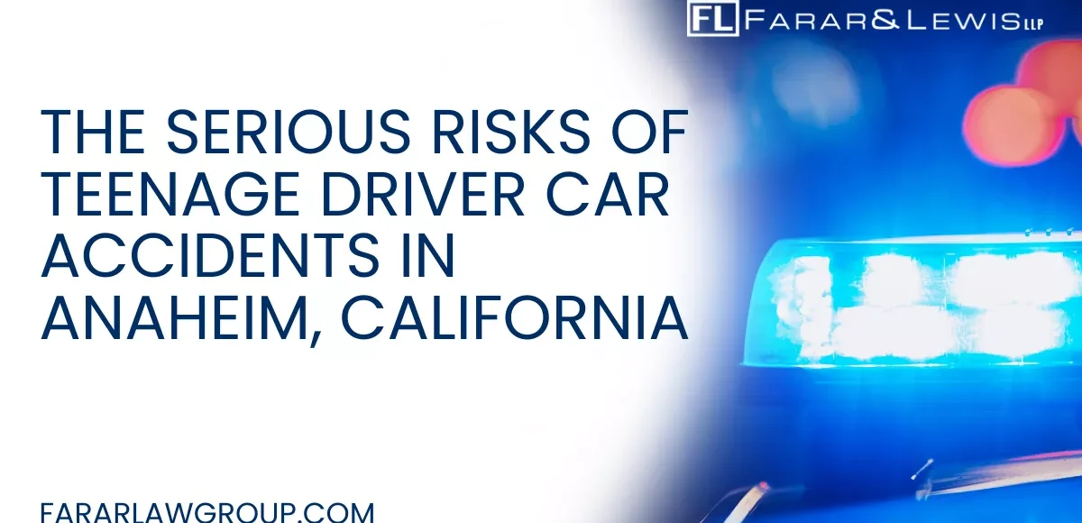 Teenage drivers face unique dangers every time they get behind the wheel. In busy Southern California cities like Anaheim, heavy traffic, distracted driving, tourism congestion, and limited driving experience create dangerous conditions that often contribute to serious accidents involving young drivers.