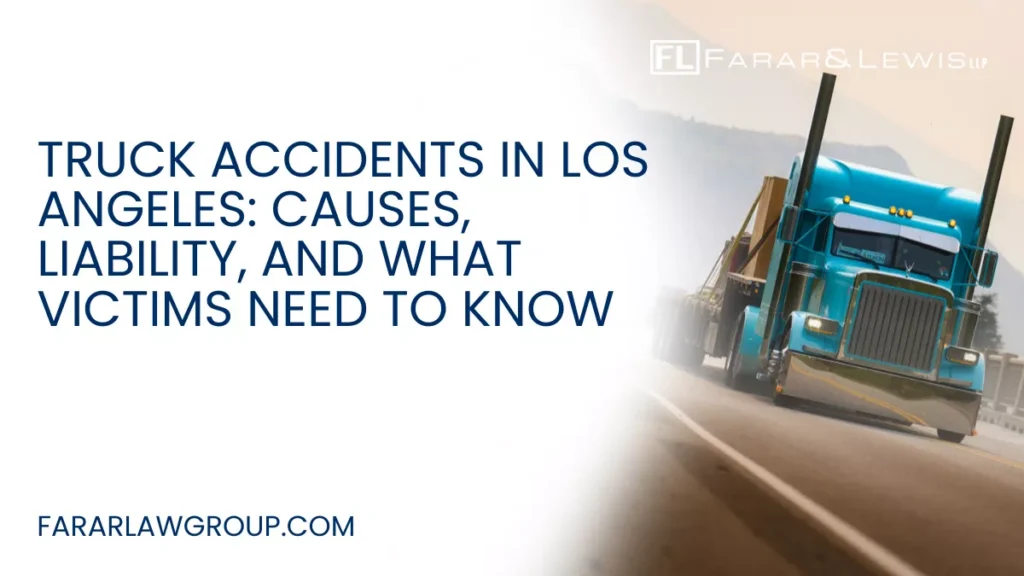 Truck accidents in Los Angeles are among the most devastating collisions on the road. With major highways like I-5, I-10, and US-101 serving as critical commercial routes, the city sees a constant flow of large trucks transporting goods across California and beyond. Unfortunately, when these massive vehicles are involved in accidents, the consequences are often catastrophic.