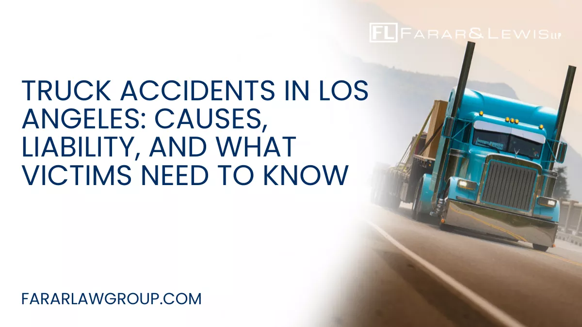 Truck accidents in Los Angeles are among the most devastating collisions on the road. With major highways like I-5, I-10, and US-101 serving as critical commercial routes, the city sees a constant flow of large trucks transporting goods across California and beyond. Unfortunately, when these massive vehicles are involved in accidents, the consequences are often catastrophic.
