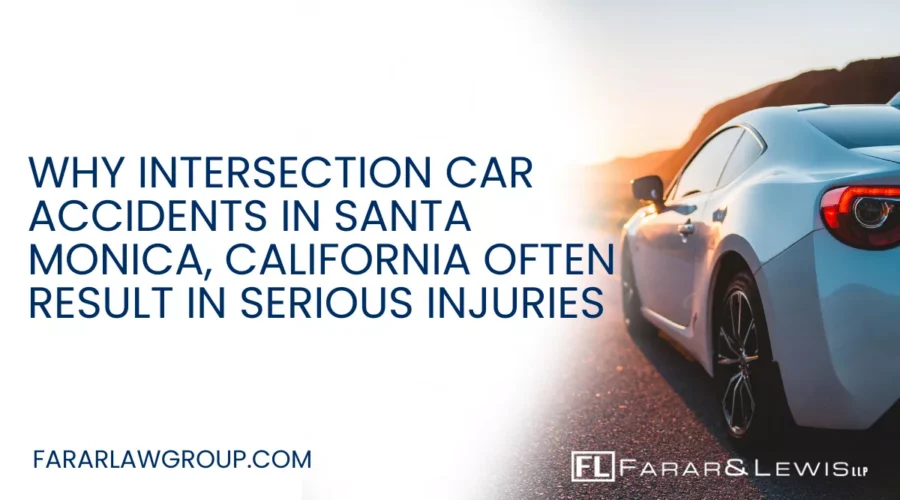 Intersection accidents are among the most dangerous types of car crashes in California. In busy coastal cities like Santa Monica, congested roadways, heavy tourism traffic, pedestrians, bicyclists, and distracted drivers create constant risks at major intersections throughout the city.