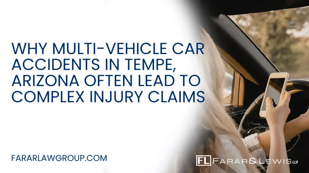 Multi-vehicle car accidents are among the most dangerous and legally complicated crashes on Arizona roads. In Tempe, where heavy commuter traffic, college students, tourism, and major highways all converge, chain-reaction collisions happen far too often. These crashes frequently involve multiple injured victims, disputed liability, severe vehicle damage, and complicated insurance claims.