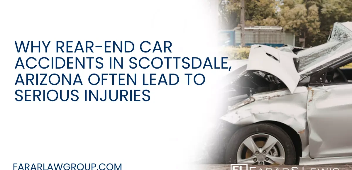 Rear-end collisions are among the most common types of car accidents in Arizona, but many people underestimate how dangerous these crashes can be. In Scottsdale, heavy traffic, distracted driving, and high-speed roadways contribute to thousands of rear-end accidents every year. While some crashes result in minor vehicle damage, others leave victims with severe injuries, long-term medical complications, and significant financial losses.