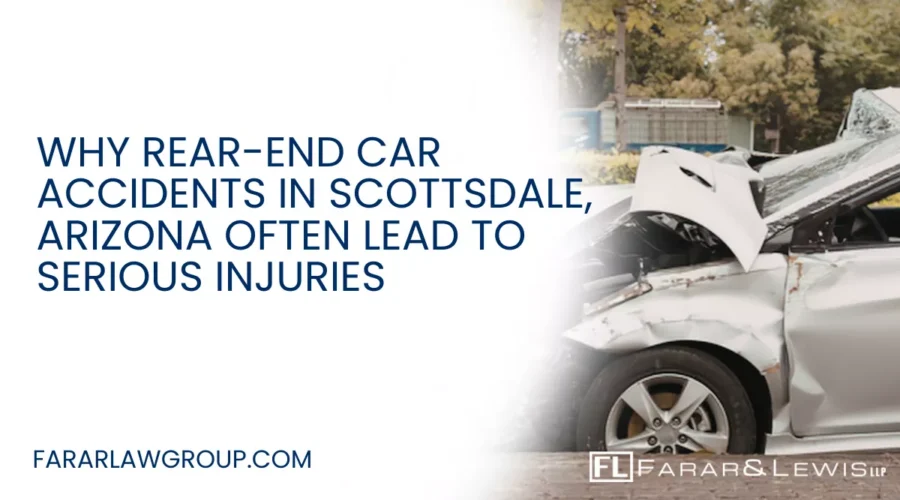 Rear-end collisions are among the most common types of car accidents in Arizona, but many people underestimate how dangerous these crashes can be. In Scottsdale, heavy traffic, distracted driving, and high-speed roadways contribute to thousands of rear-end accidents every year. While some crashes result in minor vehicle damage, others leave victims with severe injuries, long-term medical complications, and significant financial losses.